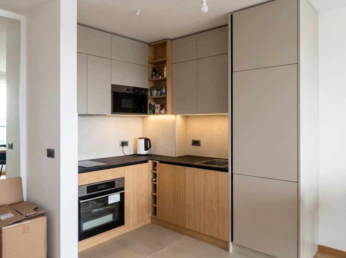 Кухня, готовая к вашему заселению